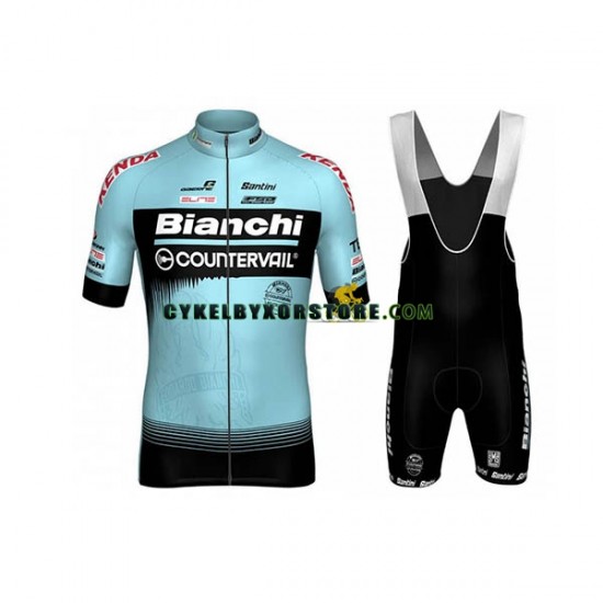 Herr Cykeltröjor och Bib Cykelshorts 2018 Bianchi Countervail N001