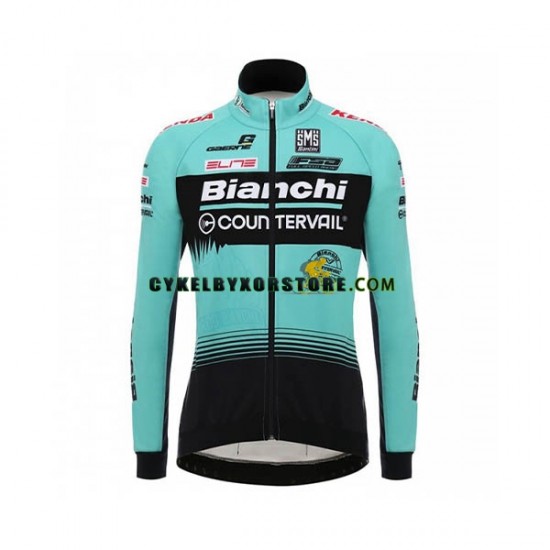 Herr Cykeltröjor Långärmad 2018 Bianchi Countervail N001