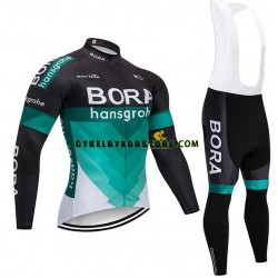 Herr Cykeltröjor Långärmad och Bib Cykeltights 2018 Bora Hansgrohe N001