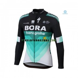 Herr Cykeltröjor Vinter Thermal Fleece 2018 Bora Hansgrohe N001