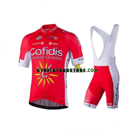 Herr Cykeltröjor och Bib Cykelshorts 2018 Cofidis Pro Team N001