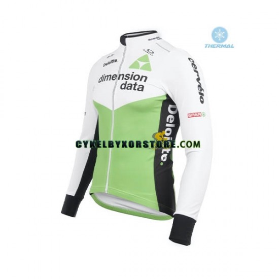 Dam Cykeltröjor Vinter Thermal Fleece 2018 Dimension Data N001