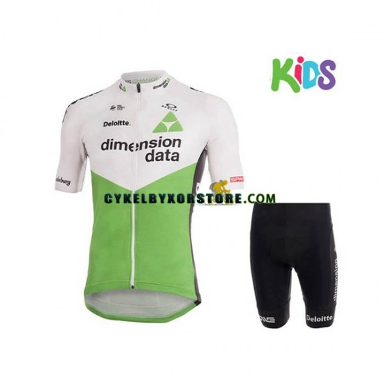 Barn Cykeltröjor och Cykelshorts 2018 Dimension Data N001