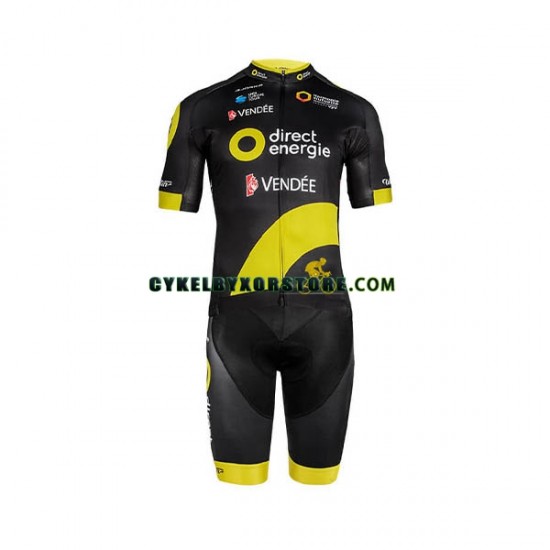 Herr Cykeltröjor och Bib Cykelshorts 2018 Direct Energie N001