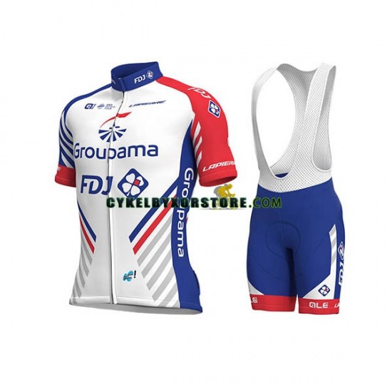 Herr Cykeltröjor och Bib Cykelshorts 2018 FDJ N001