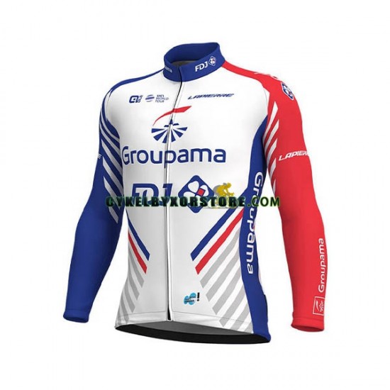 Herr Cykeltröjor Långärmad 2018 FDJ N001