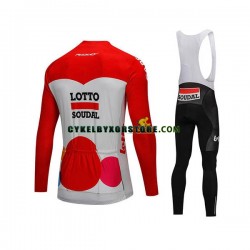 Herr Cykeltröjor Långärmad och Bib Cykeltights 2018 Lotto Soudal N001