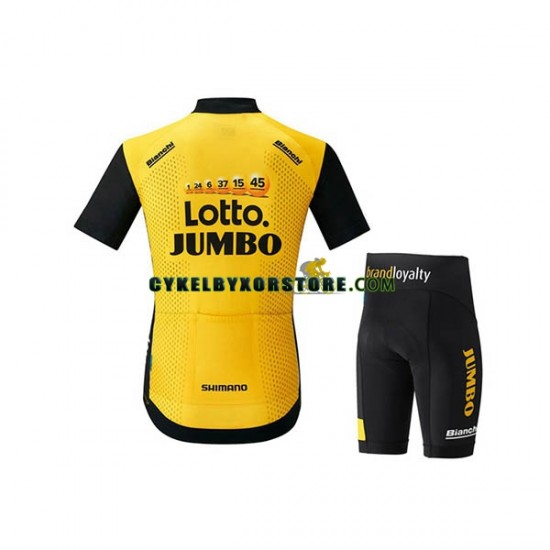 Barn Cykeltröjor och Cykelshorts 2018 LottoNL-Jumbo N001