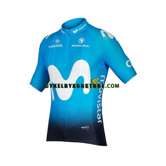 Herr Cykeltröjor Kortärmad 2018 Movistar Team N001