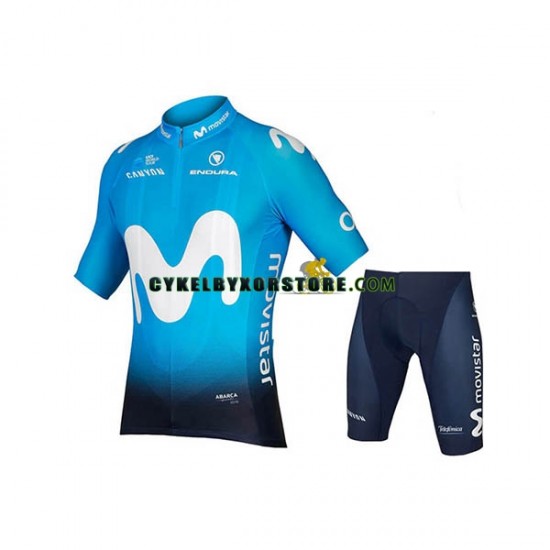 Herr Cykeltröjor och Cykelshorts 2018 Movistar Team N001