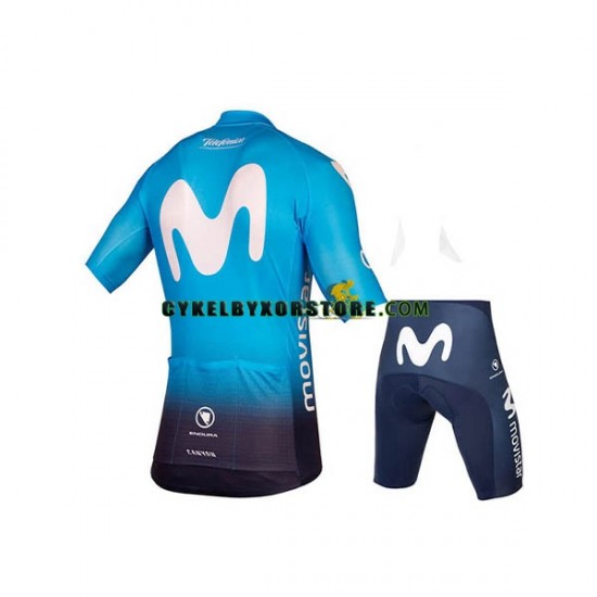 Herr Cykeltröjor och Cykelshorts 2018 Movistar Team N001