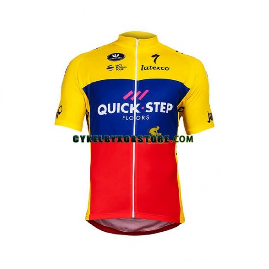 Herr Cykeltröjor Kortärmad 2018 Quick Step Ecuador Champion