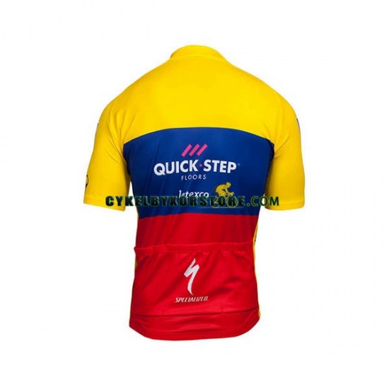 Herr Cykeltröjor Kortärmad 2018 Quick Step Ecuador Champion