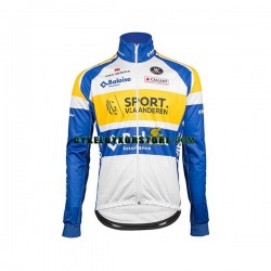 Herr Cykeltröjor Långärmad och Bib Cykeltights 2018 Sport Vlaanderen-Baloise N001