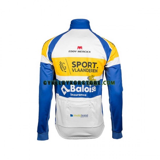 Herr Cykeltröjor Långärmad och Bib Cykeltights 2018 Sport Vlaanderen-Baloise N001
