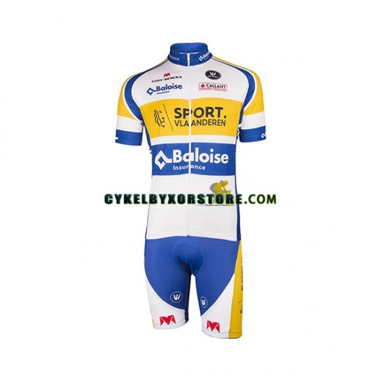 Herr Cykeltröjor och Bib Cykelshorts 2018 Sport Vlaanderen-Baloise N001