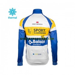 Herr Cykeltröjor Vinter Thermal Fleece 2018 Sport Vlaanderen-Baloise N001