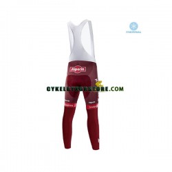 Herr Långa cykelbyxor med hängslen Vinter Thermal Fleece 2018 Team Katusha Alpecin N001