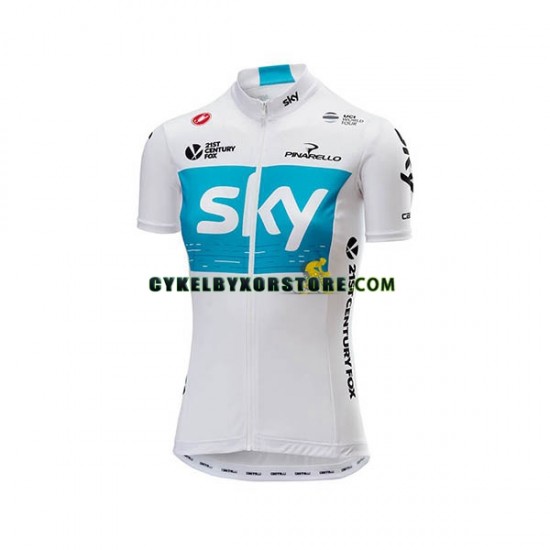 Dam Cykeltröjor Kortärmad 2018 Team Sky N001