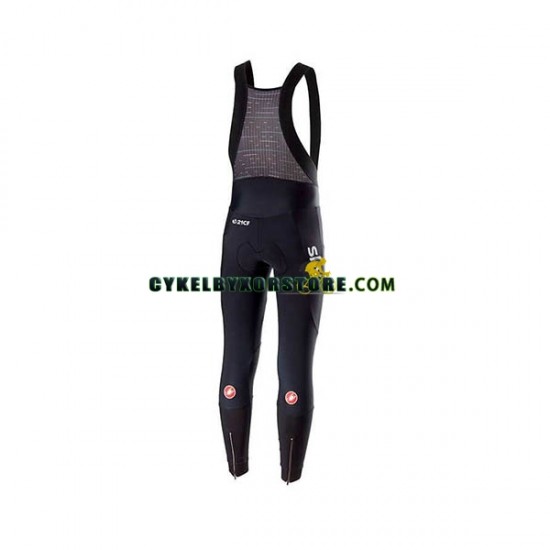 Herr Långa cykelbyxor med hängslen 2018 Team Sky N002