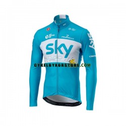 Herr Cykeltröjor Långärmad 2018 Team Sky N002