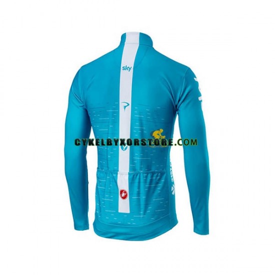 Herr Cykeltröjor Långärmad 2018 Team Sky N002