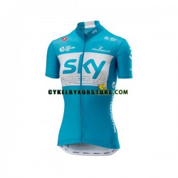 Dam Cykeltröjor Kortärmad 2018 Team Sky N002