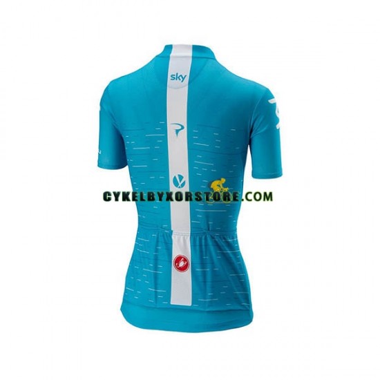 Dam Cykeltröjor Kortärmad 2018 Team Sky N002