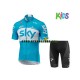 Barn Cykeltröjor och Cykelshorts 2018 Team Sky N002