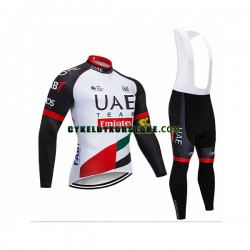 Herr Cykeltröjor Långärmad och Bib Cykeltights 2018 Team UAE N001