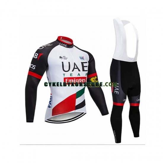 Herr Cykeltröjor Långärmad och Bib Cykeltights 2018 Team UAE N001