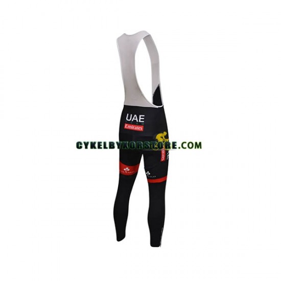 Herr Långa cykelbyxor med hängslen 2018 Team UAE N001