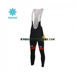 Herr Långa cykelbyxor med hängslen Vinter Thermal Fleece 2018 Team UAE N001