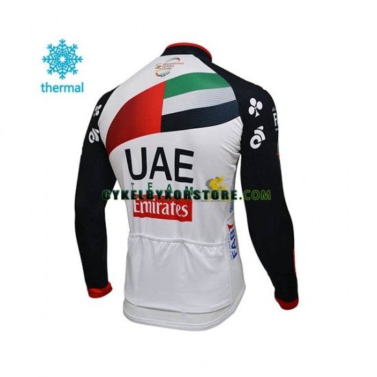 Herr Cykeltröjor Vinter Thermal Fleece 2018 Team UAE N001