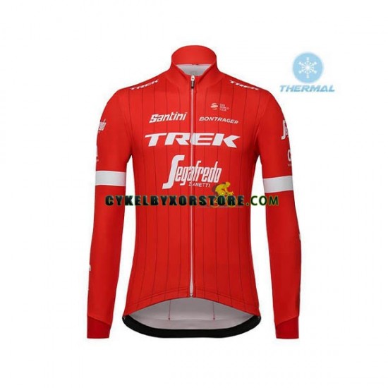 Herr Cykeltröjor Vinter Thermal Fleece 2018 Trek-Segafredo N001