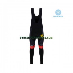 Herr Cykeltröjor Långärmad och Bib Cykeltights Vinter Thermal Fleece 2018 Trek-Segafredo N002