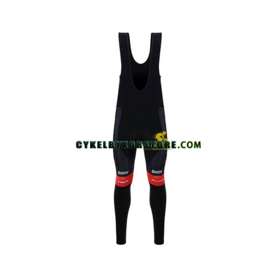 Herr Långa cykelbyxor med hängslen 2018 Trek-Segafredo N002