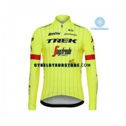 Herr Cykeltröjor Vinter Thermal Fleece 2018 Trek-Segafredo N002