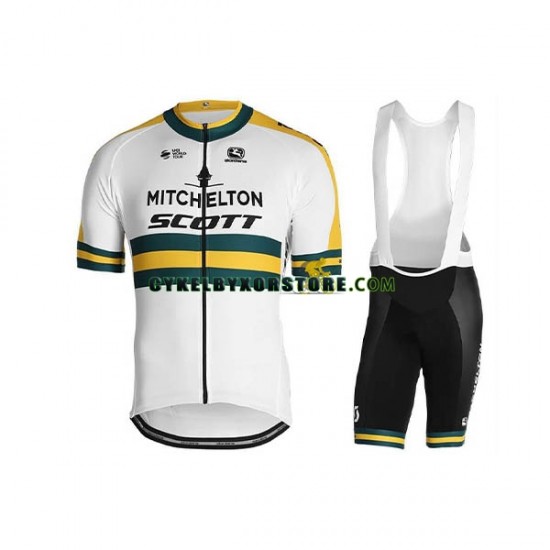 Herr Cykeltröjor och Bib Cykelshorts 2019 Mitchelton-Scott N002