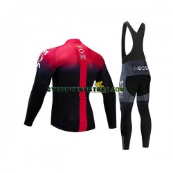 Herr Cykeltröjor Långärmad och Bib Cykeltights 2019 TEAM INEOS N001