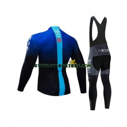 Herr Cykeltröjor Långärmad och Bib Cykeltights 2019 TEAM INEOS N002