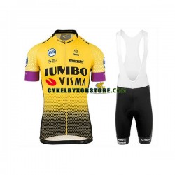 Herr Cykeltröjor och Bib Cykelshorts 2019 Team Jumbo-Visma N001