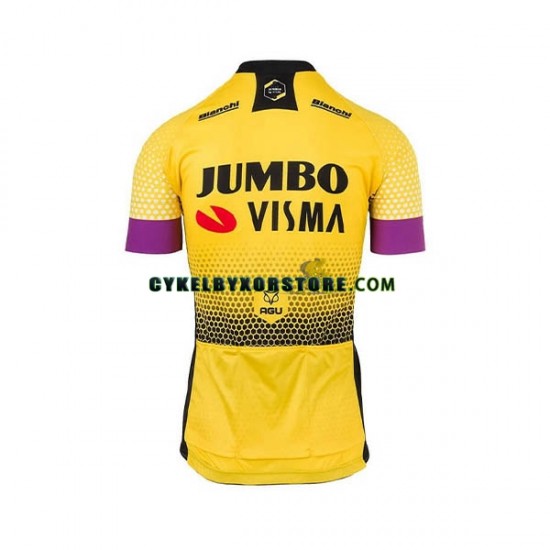 Herr Cykeltröjor och Bib Cykelshorts 2019 Team Jumbo-Visma N001