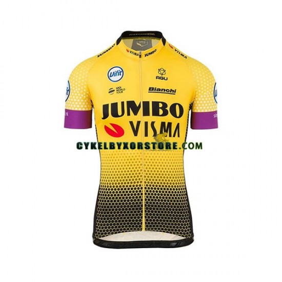 Herr Cykeltröjor Kortärmad 2019 Team Jumbo-Visma N001