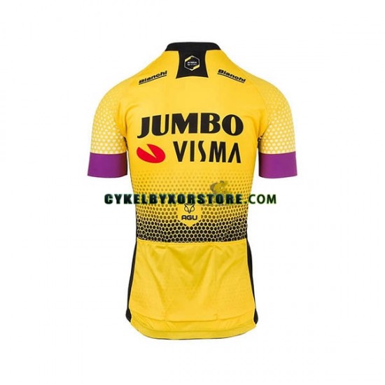 Herr Cykeltröjor Kortärmad 2019 Team Jumbo-Visma N001