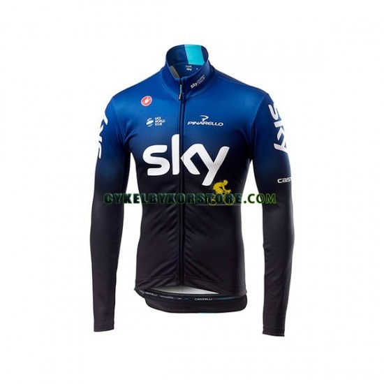Herr Cykeltröjor Långärmad 2019 Team Sky N001