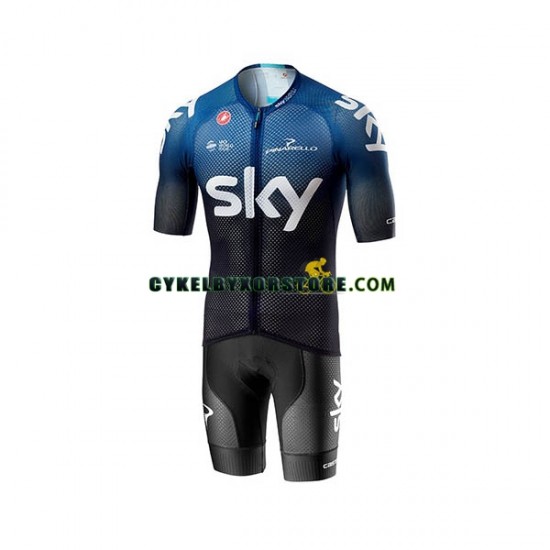 Herr Cykeltröjor och Cykelshorts 2019 Team Sky N001