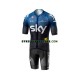 Herr Cykeltröjor och Cykelshorts 2019 Team Sky N001