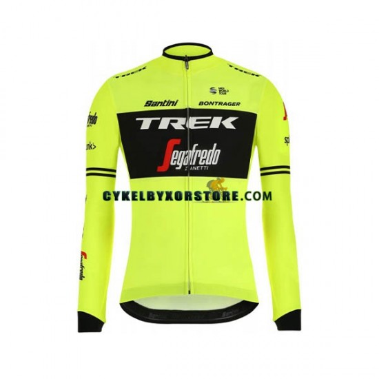 Herr Cykeltröjor Långärmad 2019 Trek-Segafredo N002