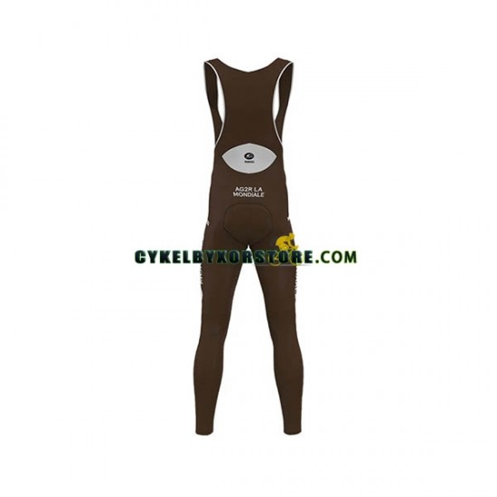 Herr Långa cykelbyxor med hängslen 2020 AG2R La Mondiale N002